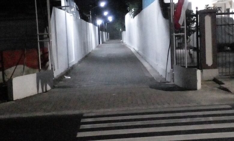 Kerja Bakti Jalan Menuju Ma'had (Gang V)