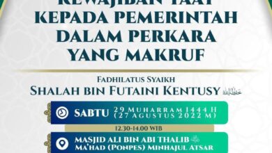 KEWAJIBAN TAAT KEPADA PEMERINTAH DALAM PERKARA MAKRUF