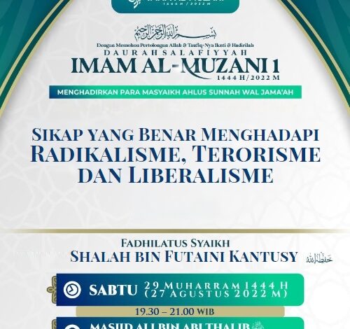 Sikap Yang Benar Menghadapi Radikalisme Terorisme dan Liberalisme